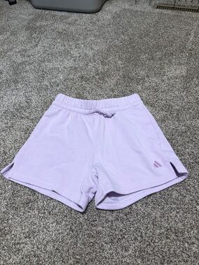 adidas Women's Light Lilac Athletic Shorts